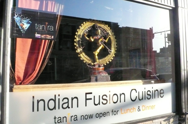 Tantra Lounge front window.