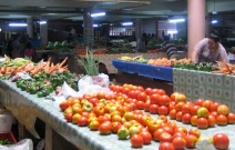 Vegetables at Tonganese market.