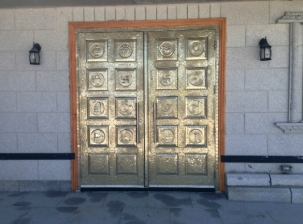 Jain temple doors.